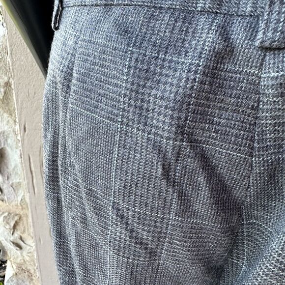 Vintage Pendleton Wool Petite Pants Size 10 Gray Plaid Classics 100% Virgin Wool - Picture 4 of 7